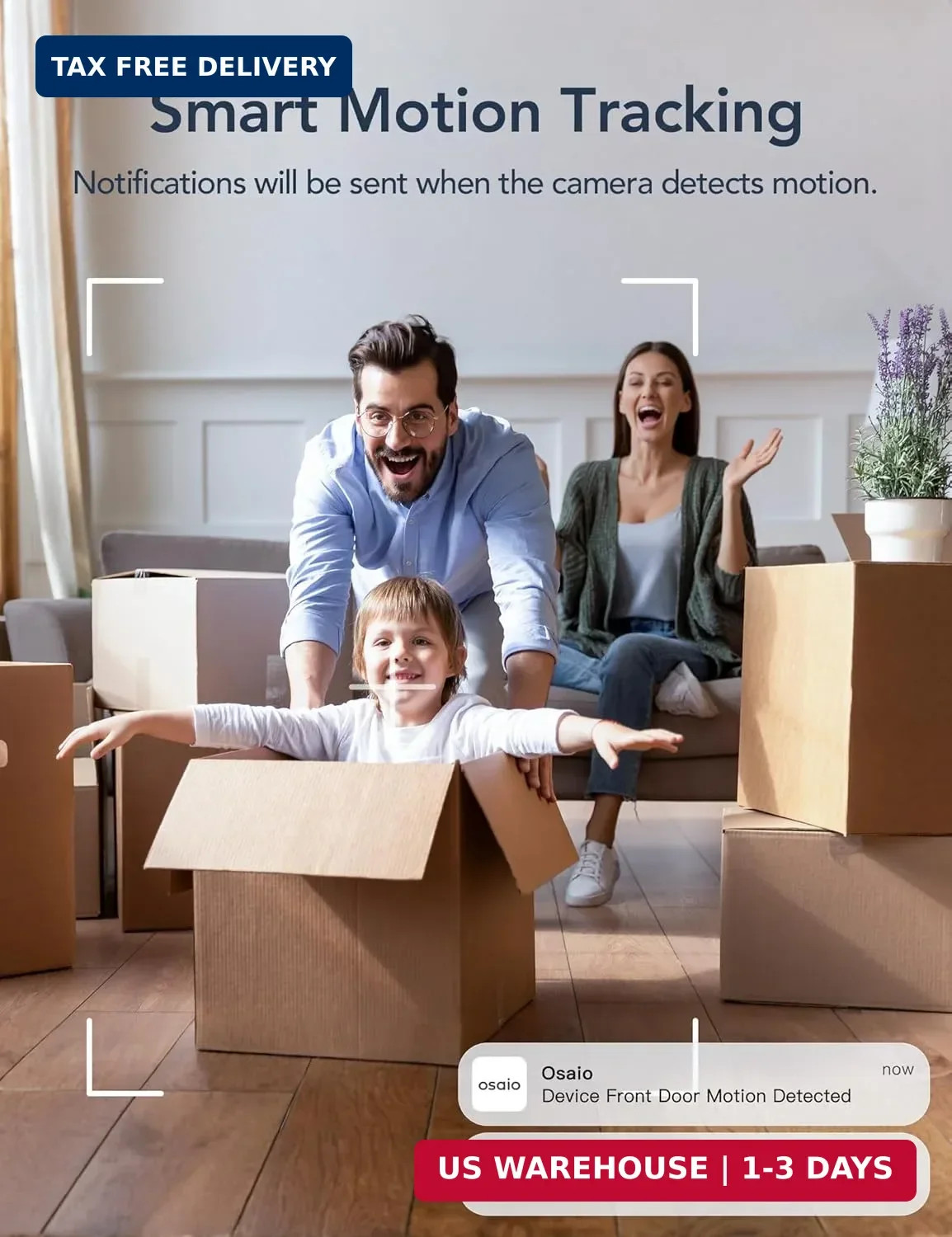 Indoor Security Camera, 2K Cameras for Home Security with Motion Detection, B...