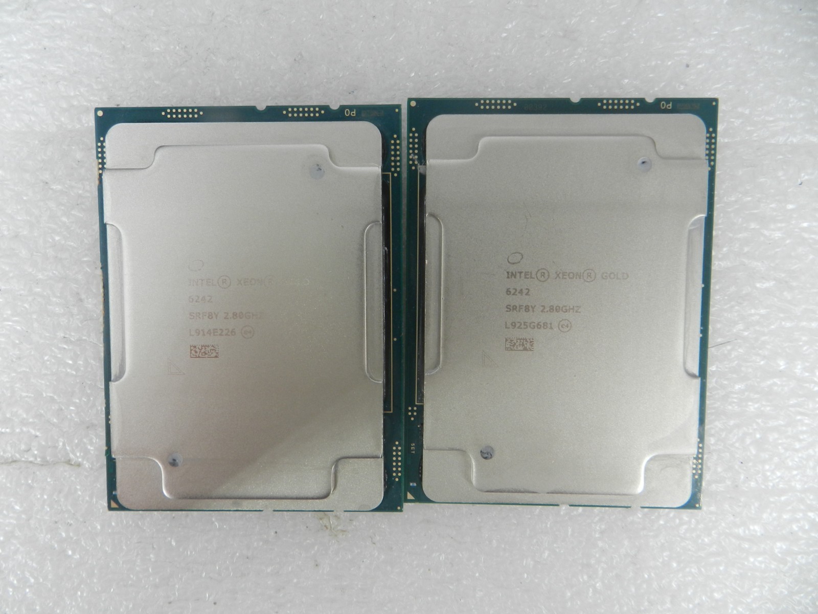 Intel SRF8Y Xeon Gold 6242 2.8Ghz 16-Core Socket 3647 CPU (Lot of 2)