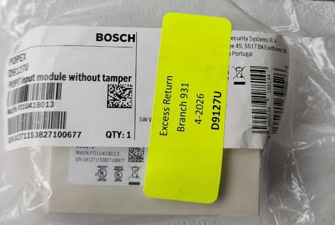 Bosch D9127U Popit Module