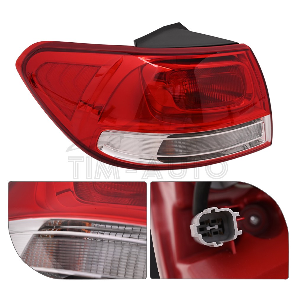Tail Light Lamp Outer Left Driver Side LH Halogen for 2016 2017 2018 KIA Sorento