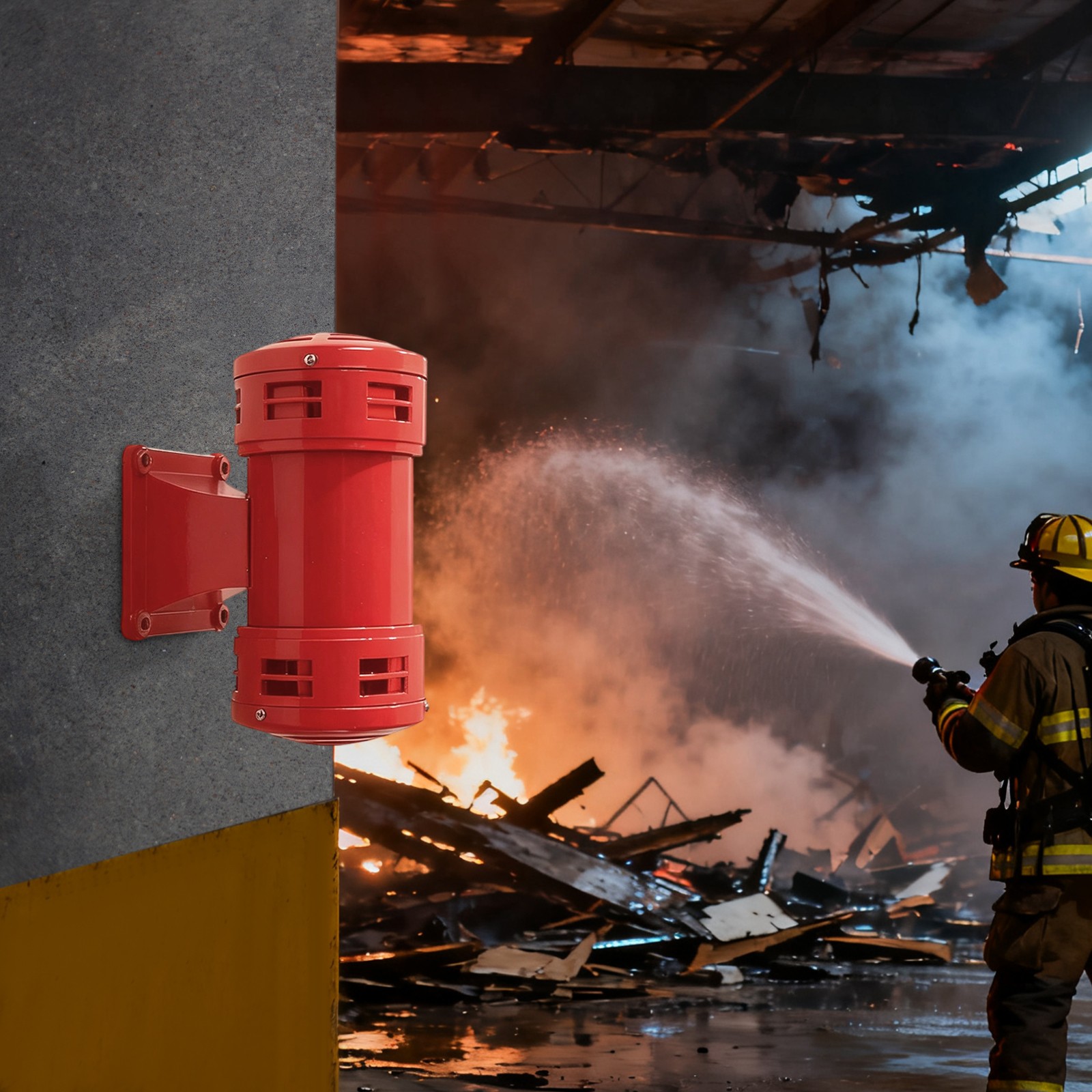 Raid Siren 110V/60Hz Industry Electric Motor Driven Siren Loud Alarm 140dB