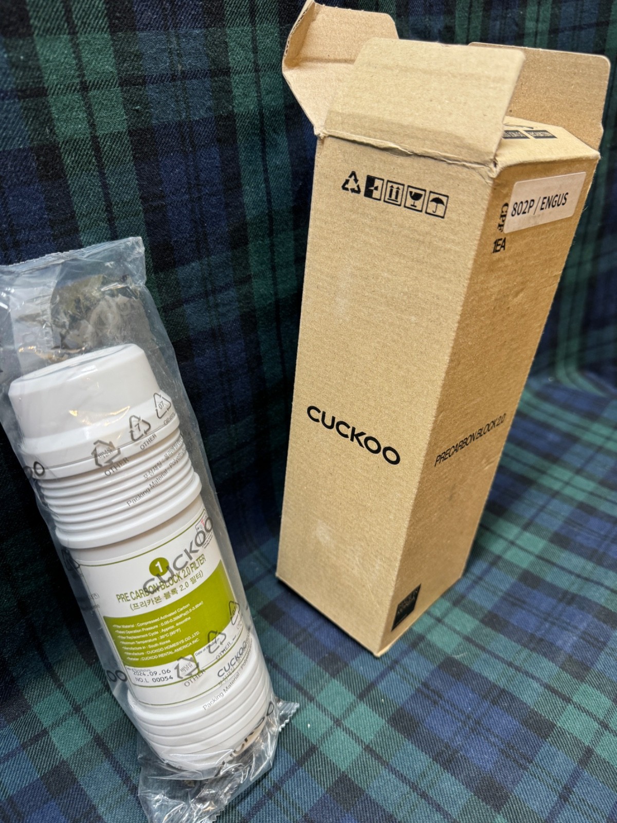 CUCKOO Precarbon Block 2.0 Replacement Filter For CP-M CPF802P/ENGUS
