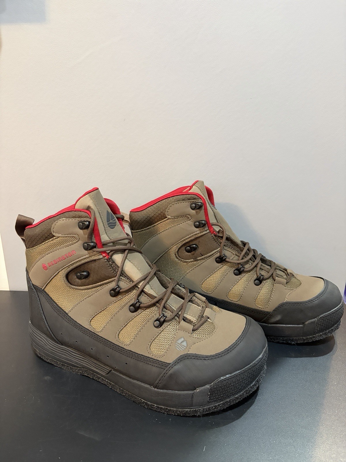Redington Forge Wading Boots w Felt Outsole For Underwater Traction Men’s 12 NEW