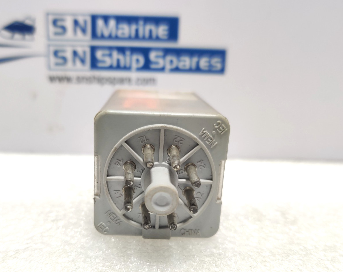 Dayton 1EGV9 Octal Relay Button Led 120VAC