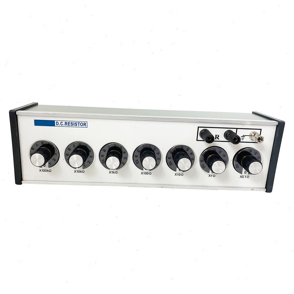 Decade Resistor DC Resistance Box DC Bridge with Resistance Range 0.1-1111111.0Ω