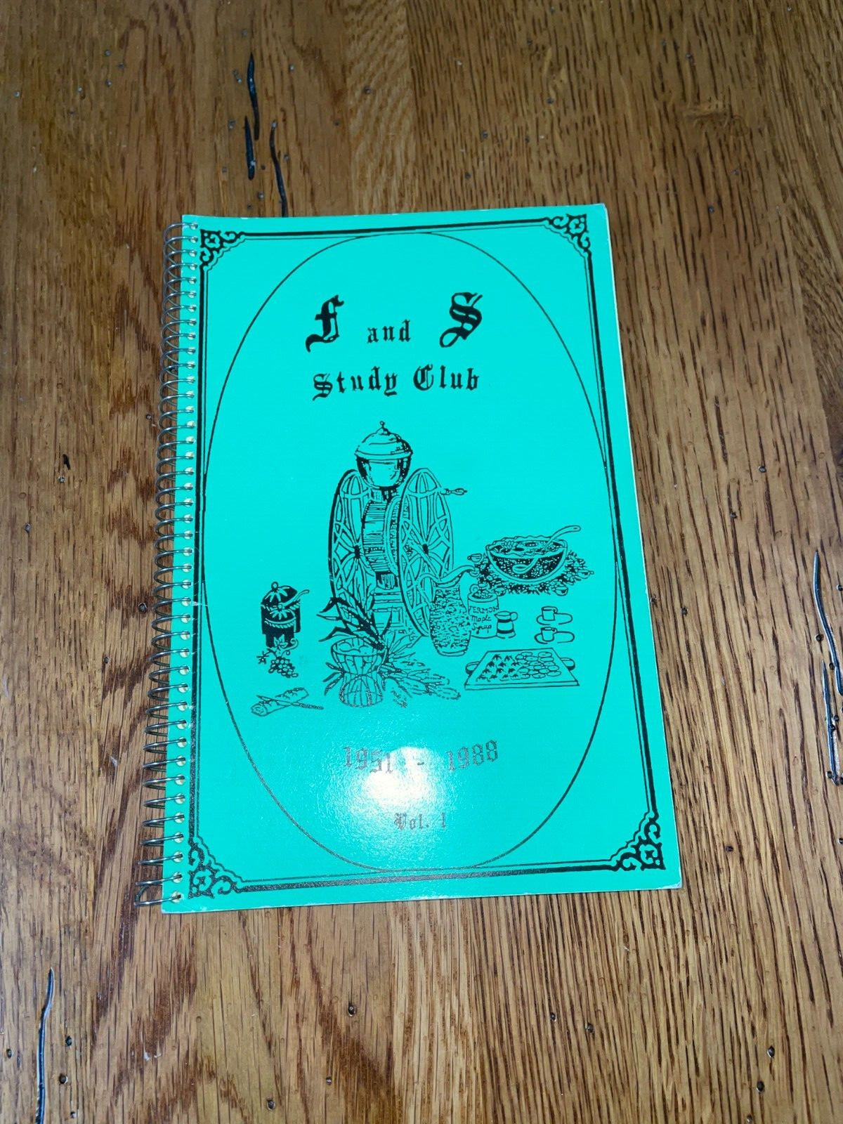 Sheffield Iowa F And S Study Club Cookbook Vintage 1951 - 1988 Spiral Bound