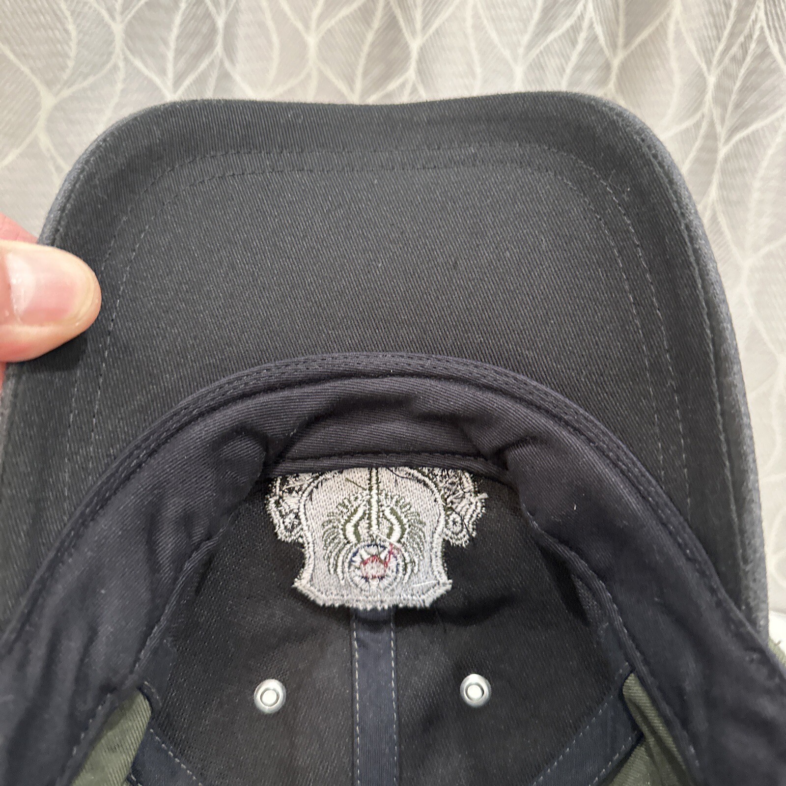Special Operations Hat Cap Olive Green With Black Bill Strap Buckle