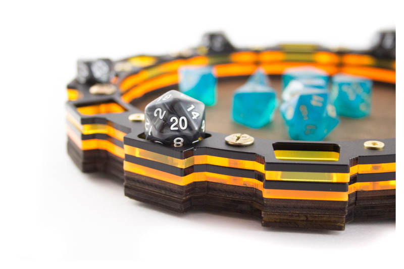 Sprocket Dice Tray ~ (color options) by C4Labs