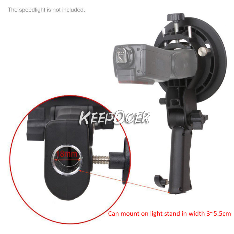 Flash Lamp Light Speedlight Bracket Holder Stand Support Umbrella Softbox Chuck