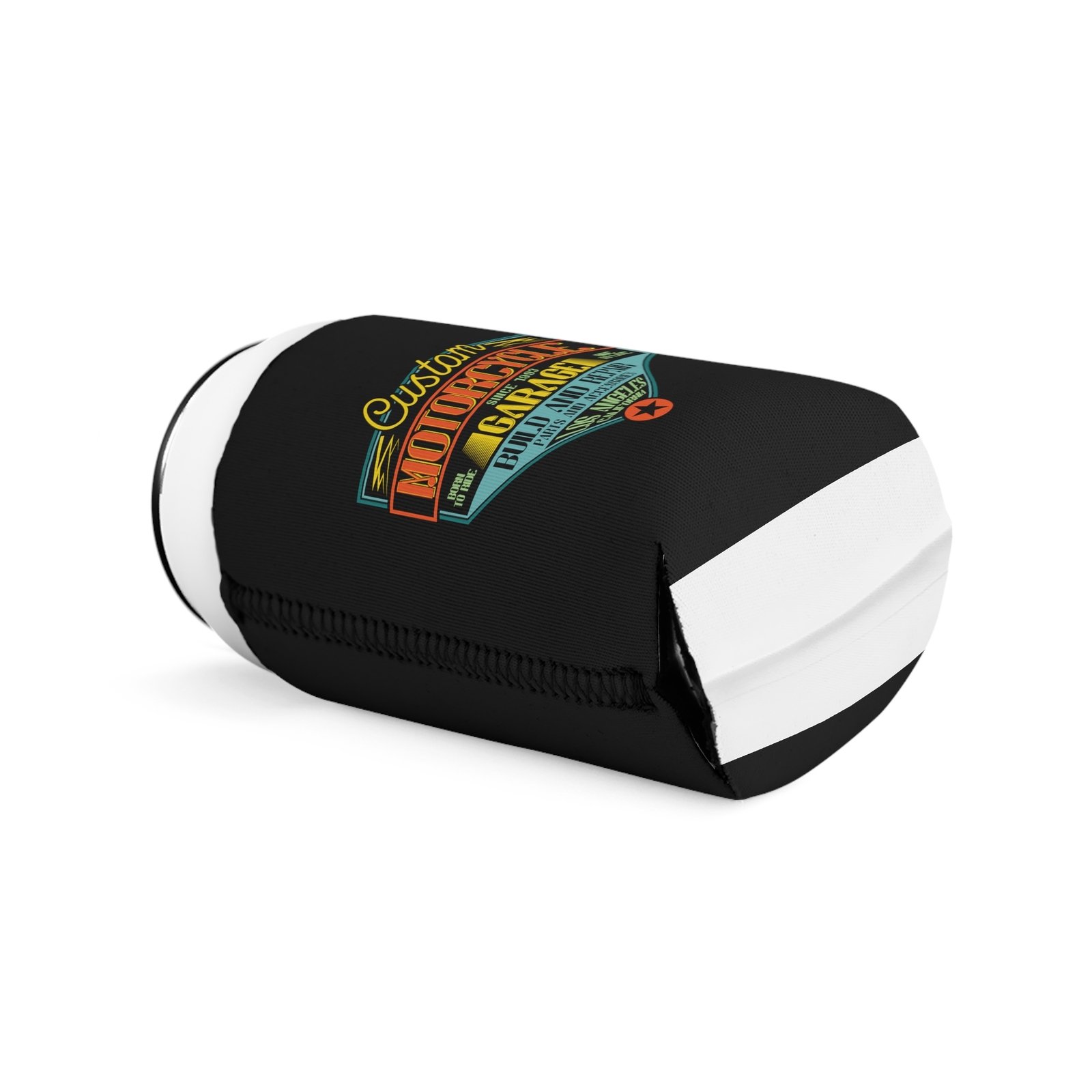 Custom Motorcycle Garage - Can Cooler Sleeve
