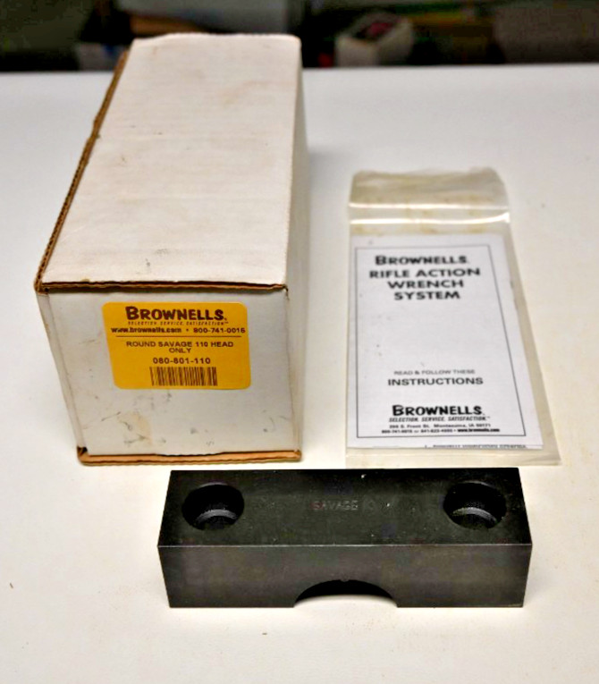 Brownells Round Savage 110 Head Only in Original Box with Paperwork