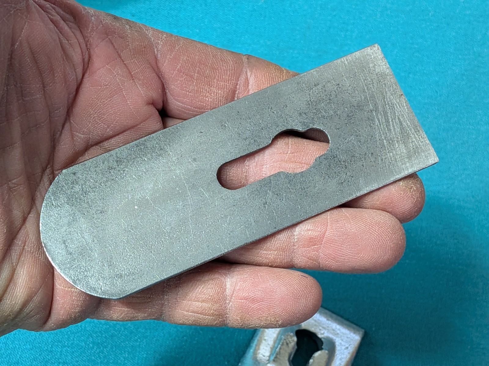 Vintage RED DIAMOND Block Plane 7-1/4" Hefty Feel Modified Paint