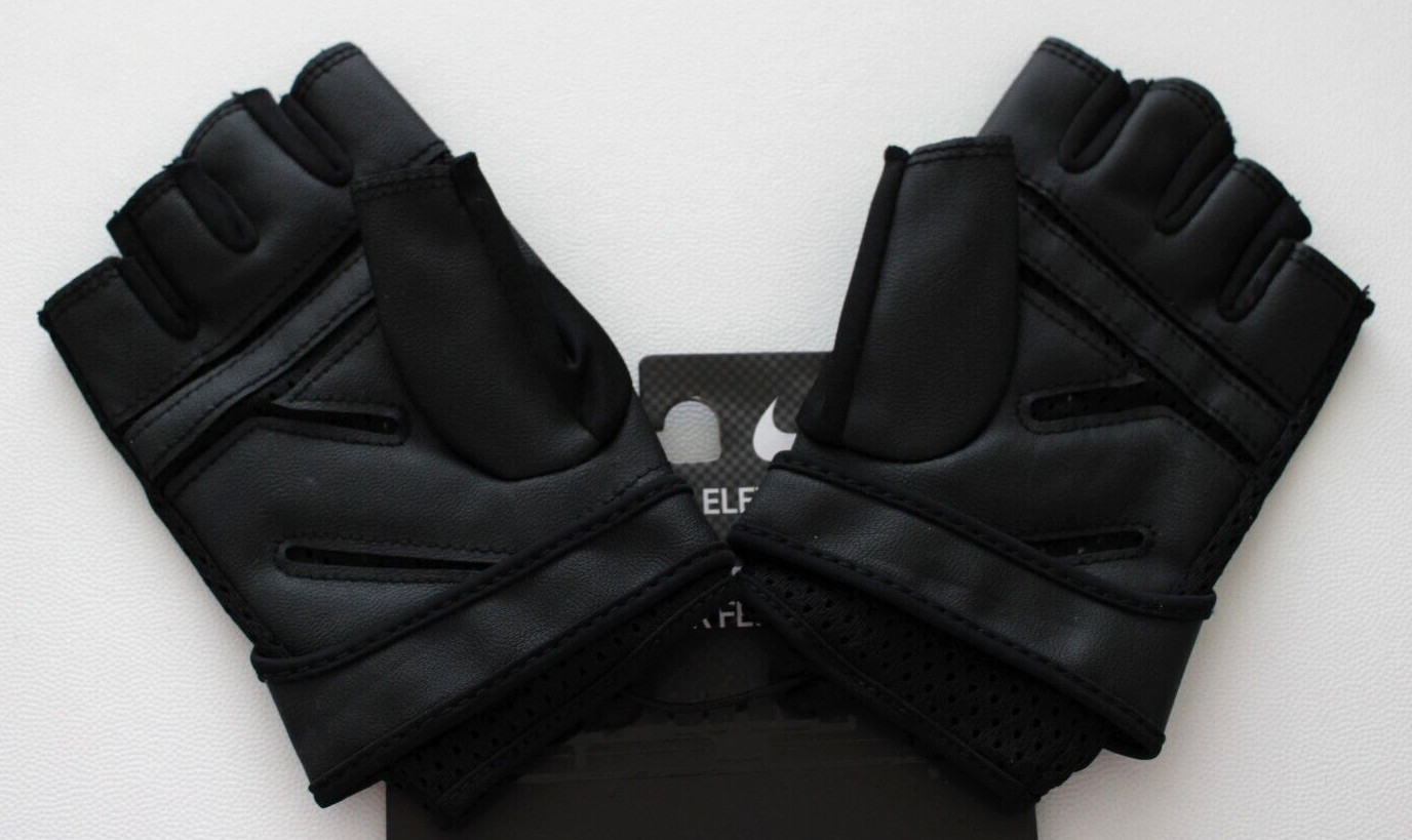 Nike Pro Elevate Training Gloves Women's Medium Black/Volt