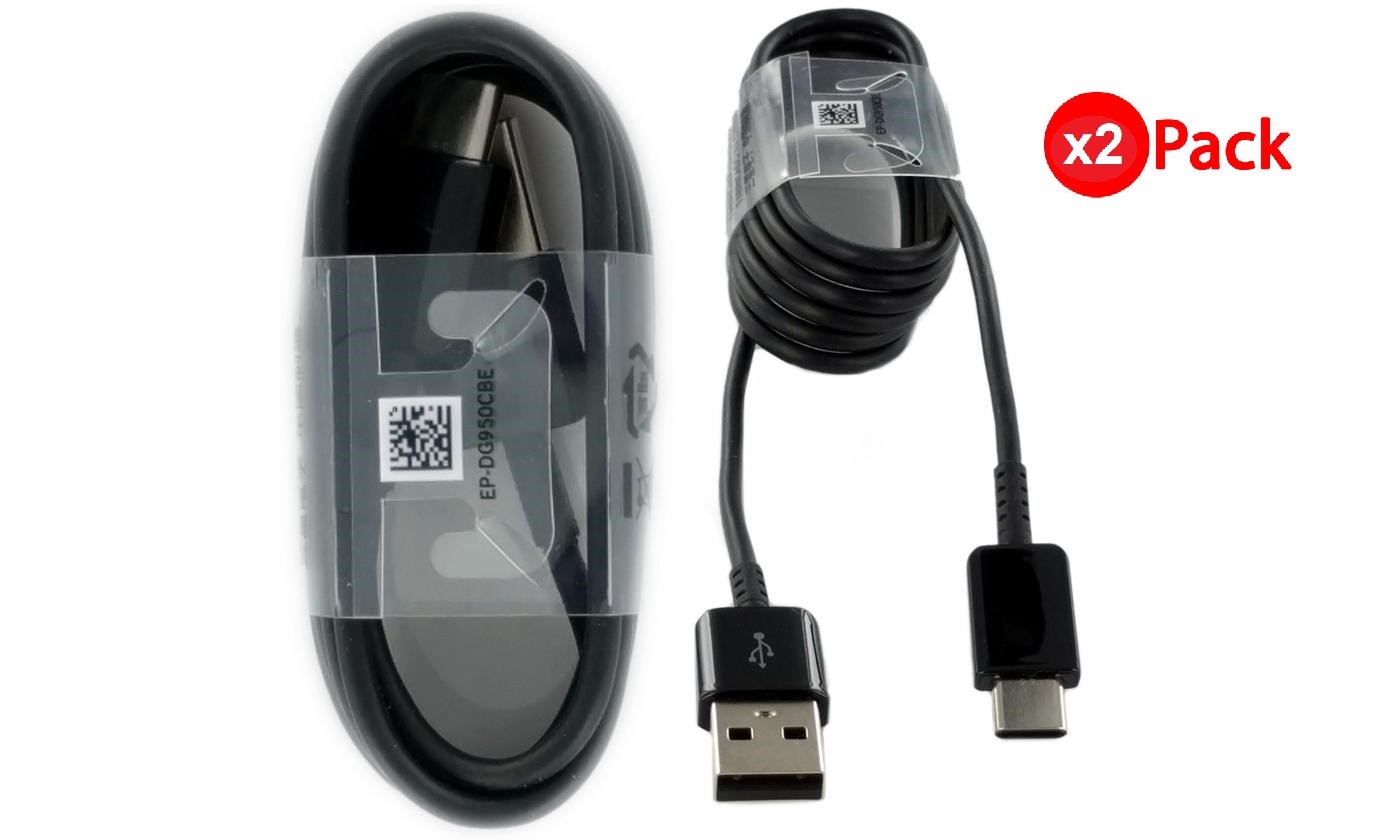 Samsung USB C Type C Cable Fast Charge OEM Data Sync Cables Charger S8 LOT OF 2