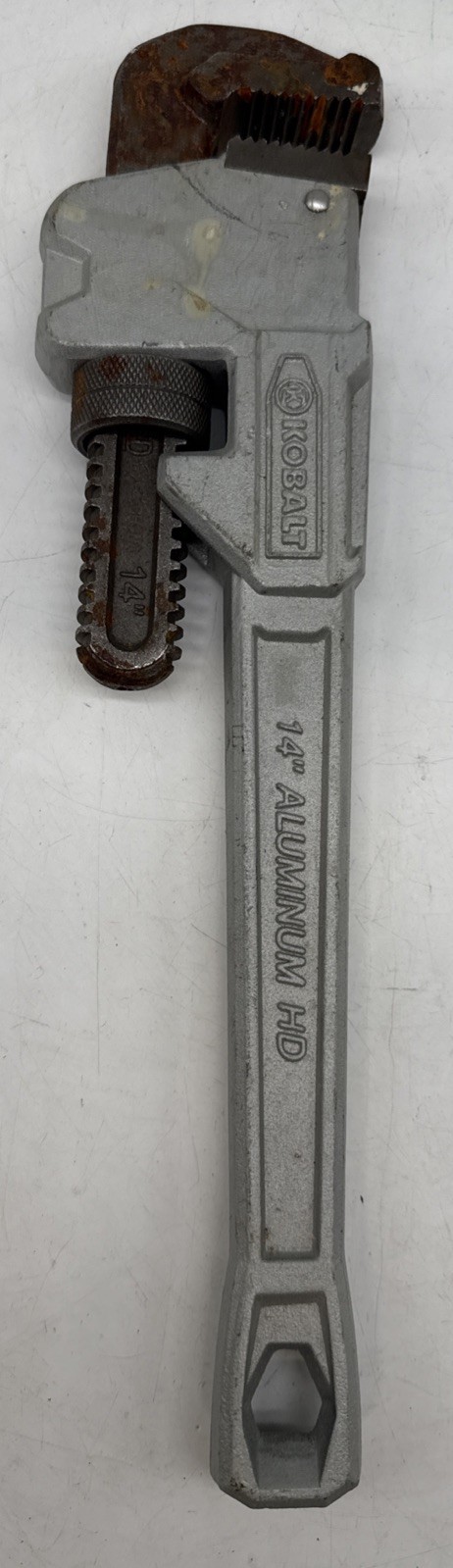 Kobalt 14" Aluminum HD Pipe Wrench CR-V Durable Forged Construction