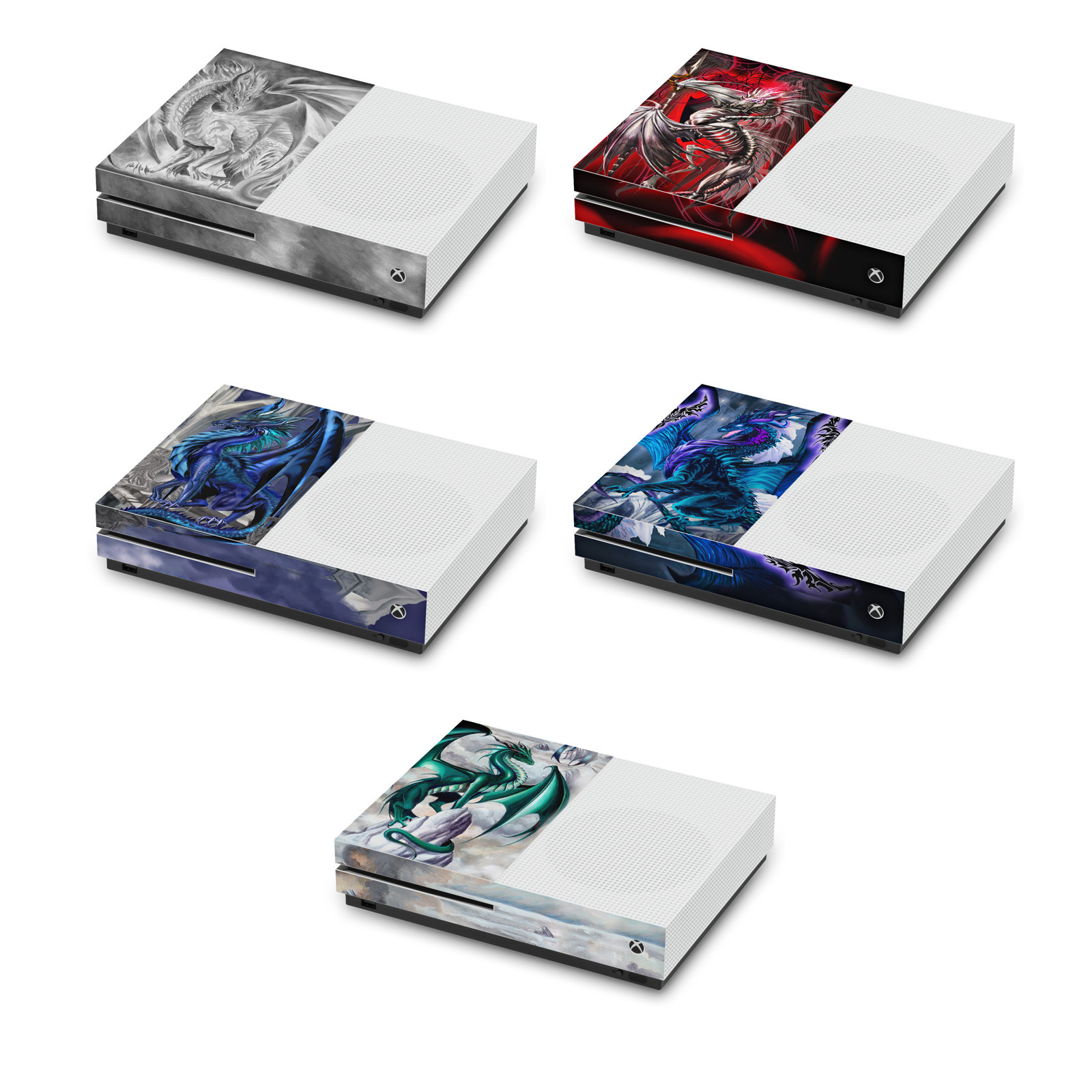 OFFICIAL RUTH THOMPSON DRAGONS VINYL SKIN DECAL FOR XBOX ONE S CONSOLE