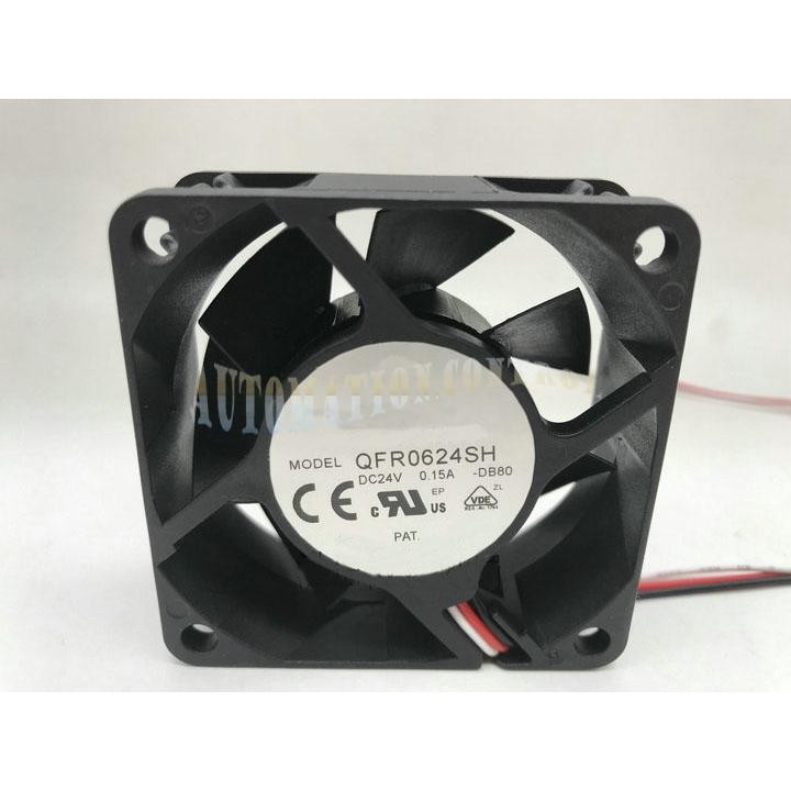 For DELTA QFR0624SH DC 24V 0.15A 60*60*25MM Inverter Cooling fan 3Pin