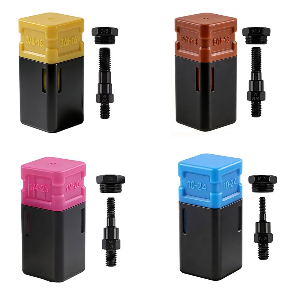 ZIOJOVK 4Pcs Rivet Nut Tool Replacement Mandrel Onesize