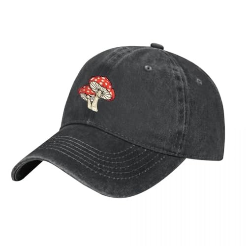 UFO Alien Embroidered Baseball Cap Adjustable Golf Dad Hat One Size Mushrooms