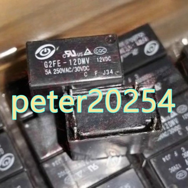 5PCS New G2FE-12DMV Coil:12VDC-5A  4-pin Relay#TT