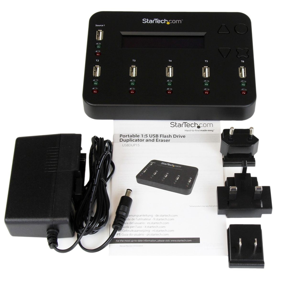 StarTech Standalone 1:5 USB 2.0 Flash Drive Duplicator and Eraser