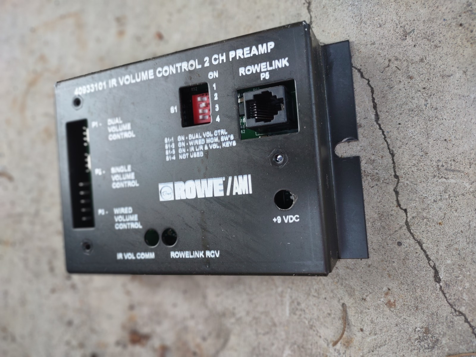 rowe cd-100 star glo jukebox volume control pcb #914