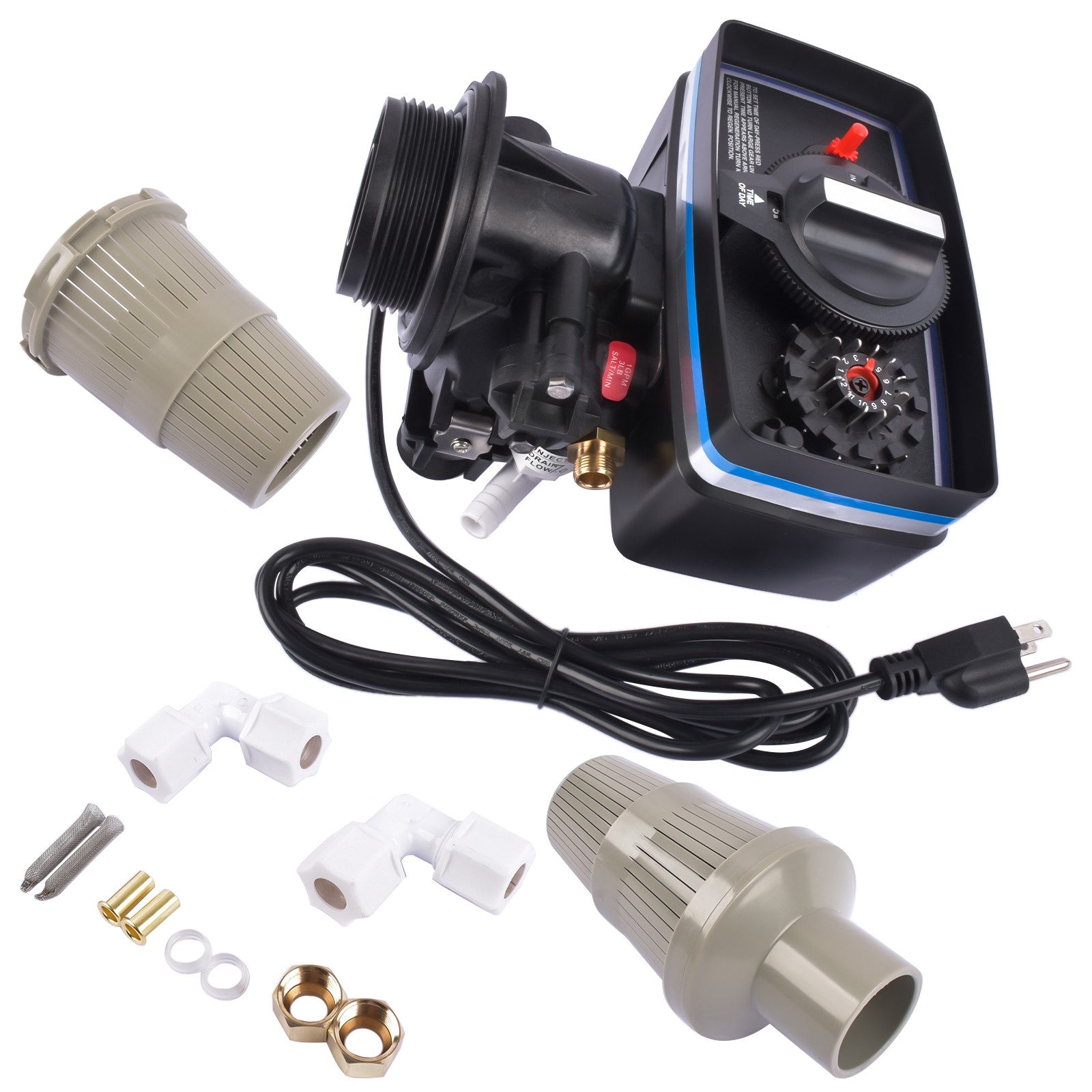 Whole House 5600 Water Softener Timer Control Valve 12-Day for 9''-11'' Diameter