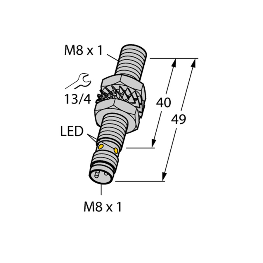 TURCK Bi2-EG08-RP6X-V1131 4602551 Inductive sensor PNP ✦KD