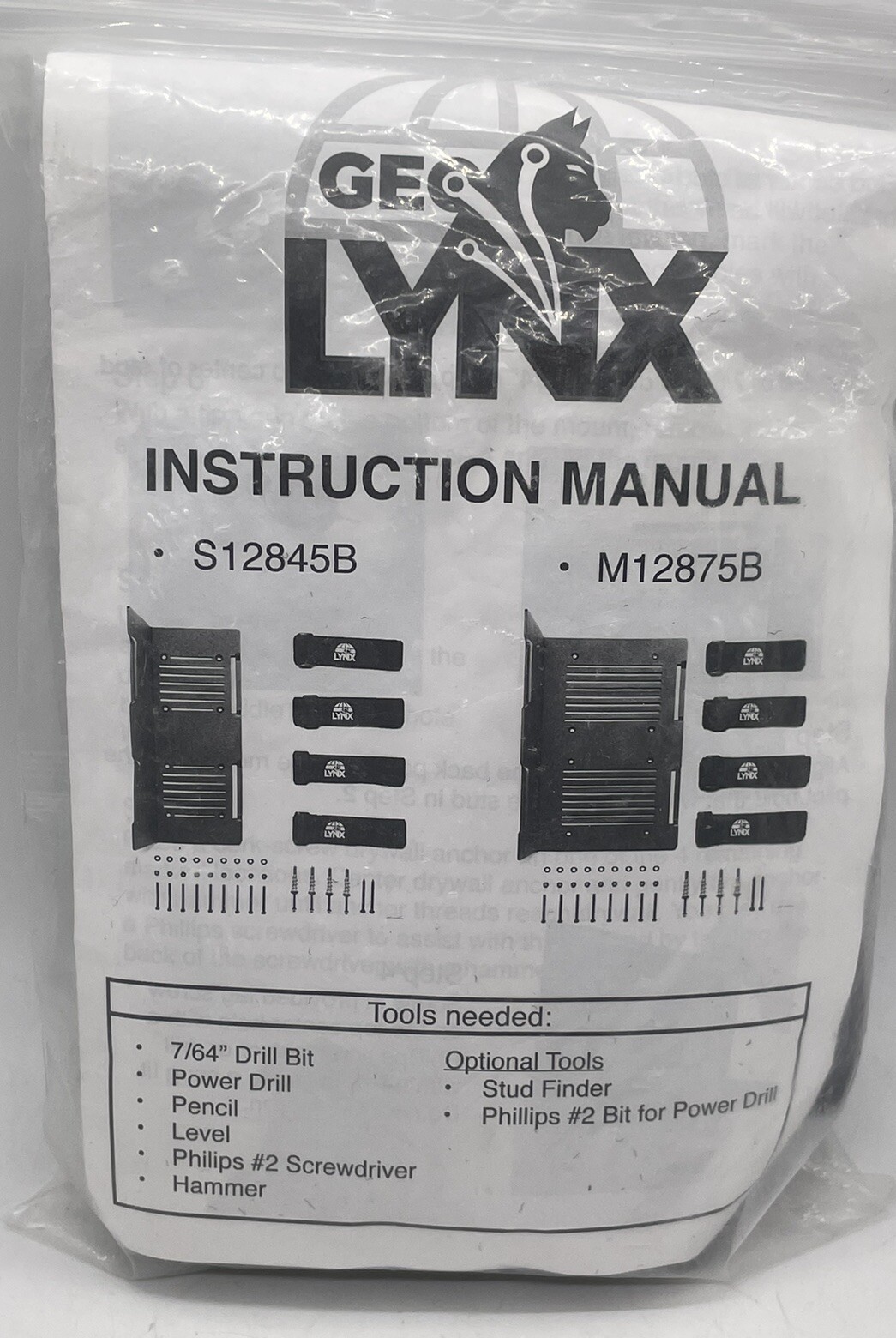 GeoLynx Mounting Straps for Wall Bracket 4 Hook & Loop straps **NEW**