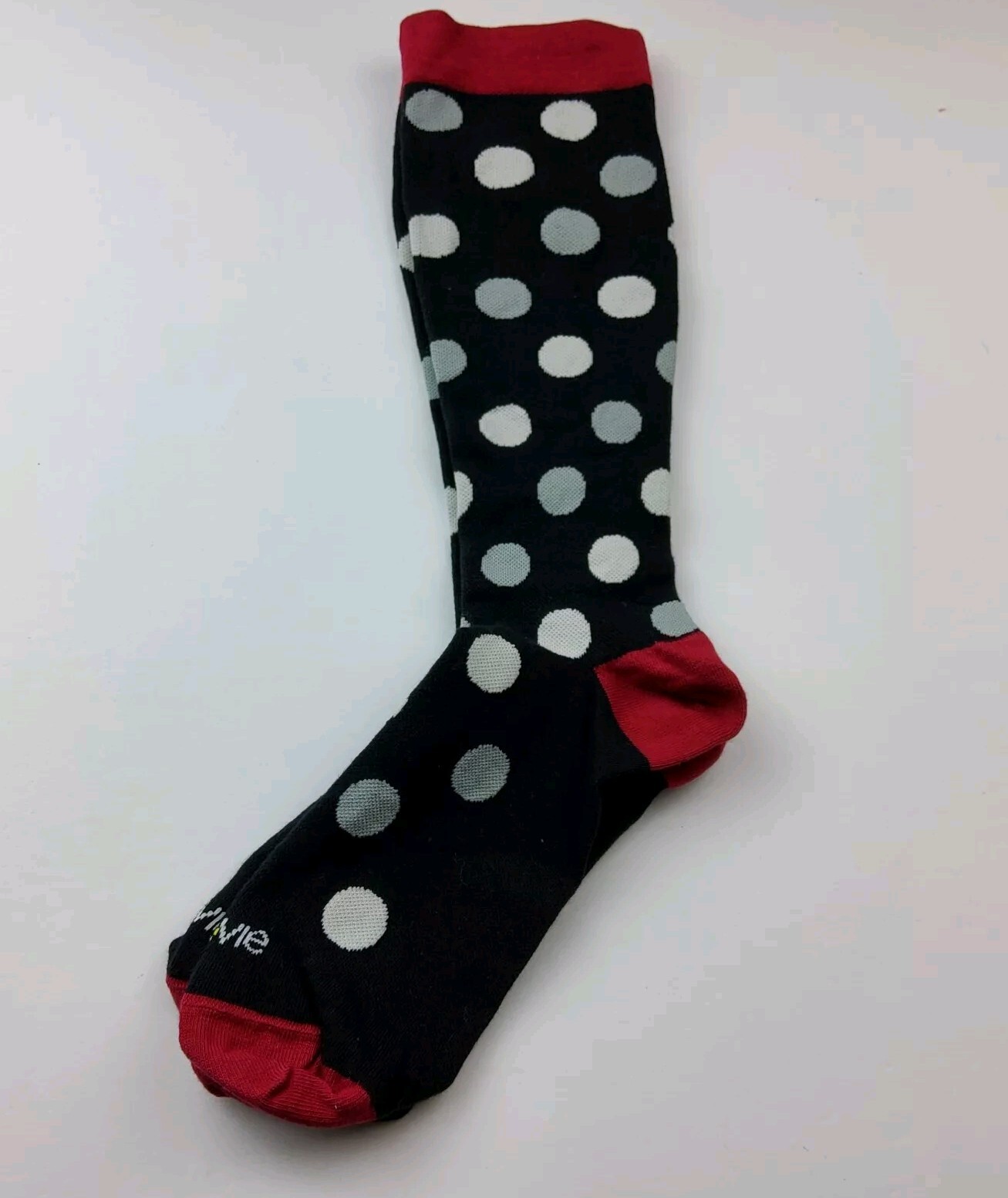 Javie 15-20mmHg Compression Socks Polka Dot Size M (W8.5-10, M6-9)