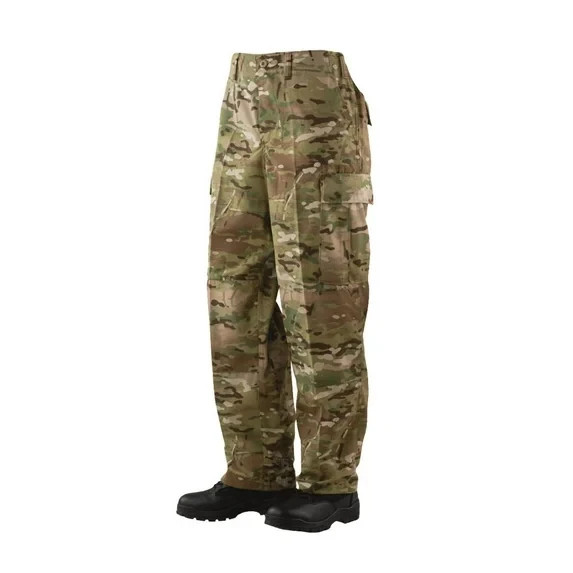 Tru-Spec 1603 Mens BDU Pants, Poly/Cotton Rip-Stop, MultiCam | Small Long & 2XL