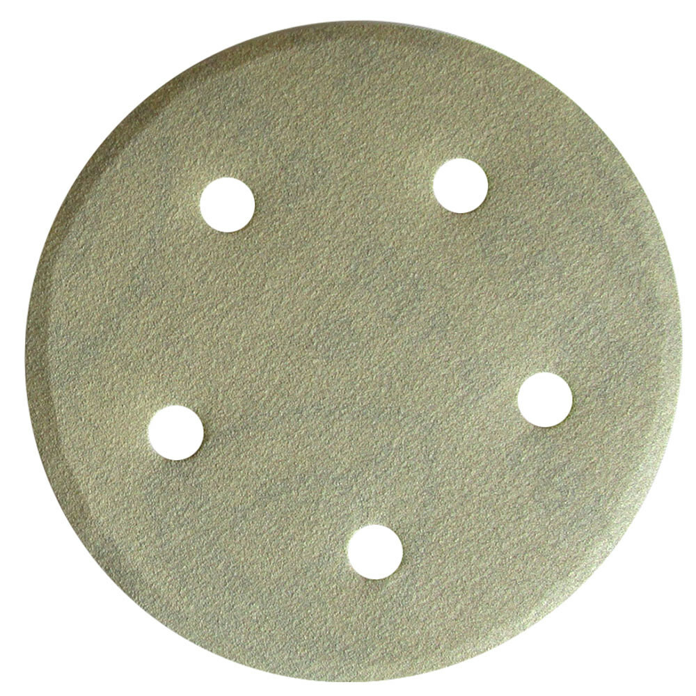 5 Hole 5" Sanding Disc Hook & Loop 80-180 Grit Orbital Sandpaper Pads 125mm PS33