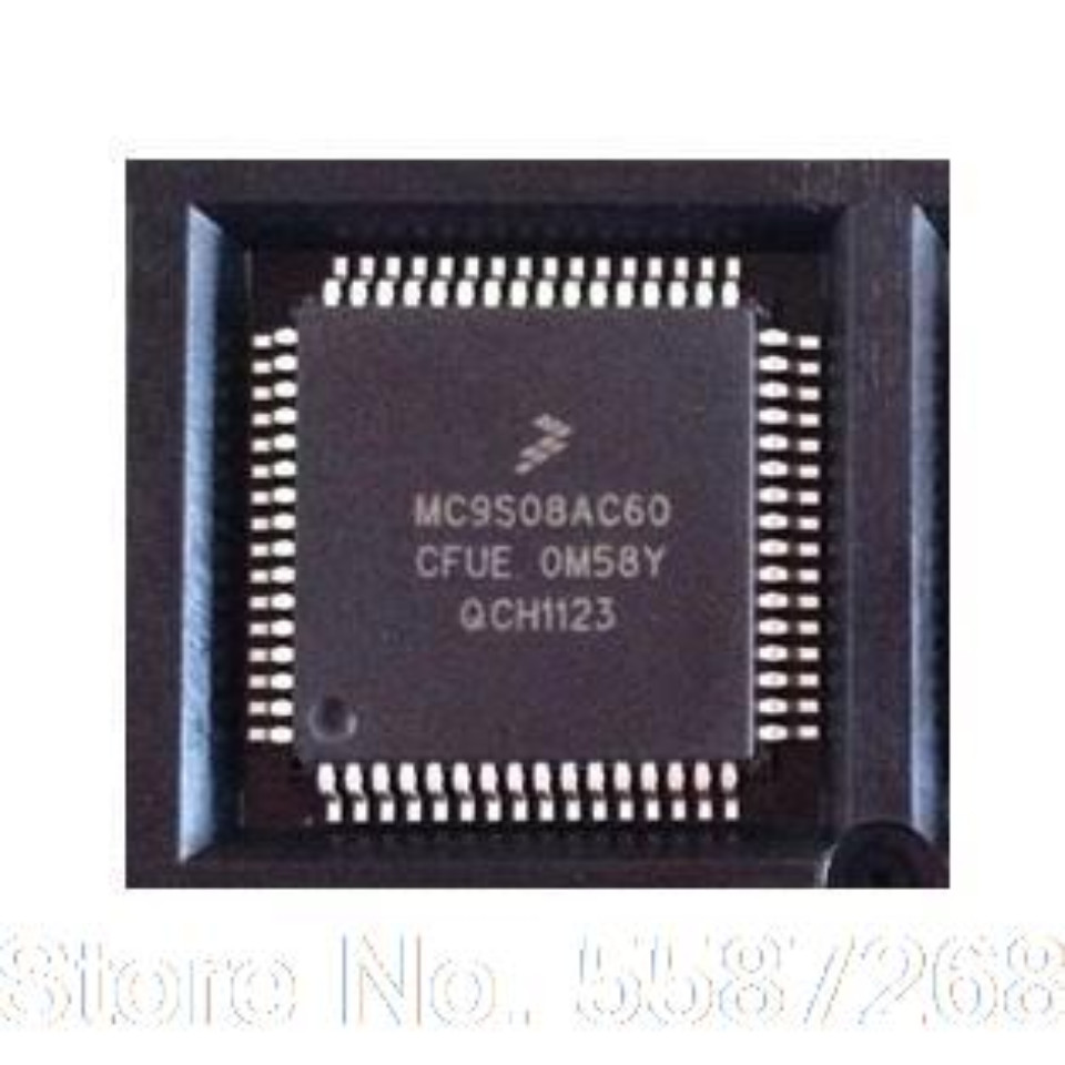NEW 5Pcs/Lot MC9S08AC60CFGE MC9S08AC60CFUE 9S08AC60CFUE MC9S08AC60 TQFP-44