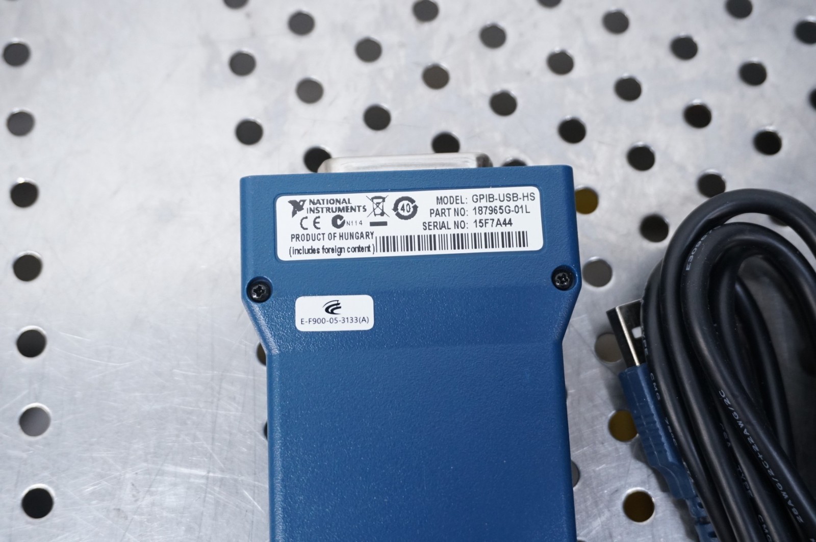 National Instruments NI GPIB-USB-HS Controller Interface Adapter 187965G-01L