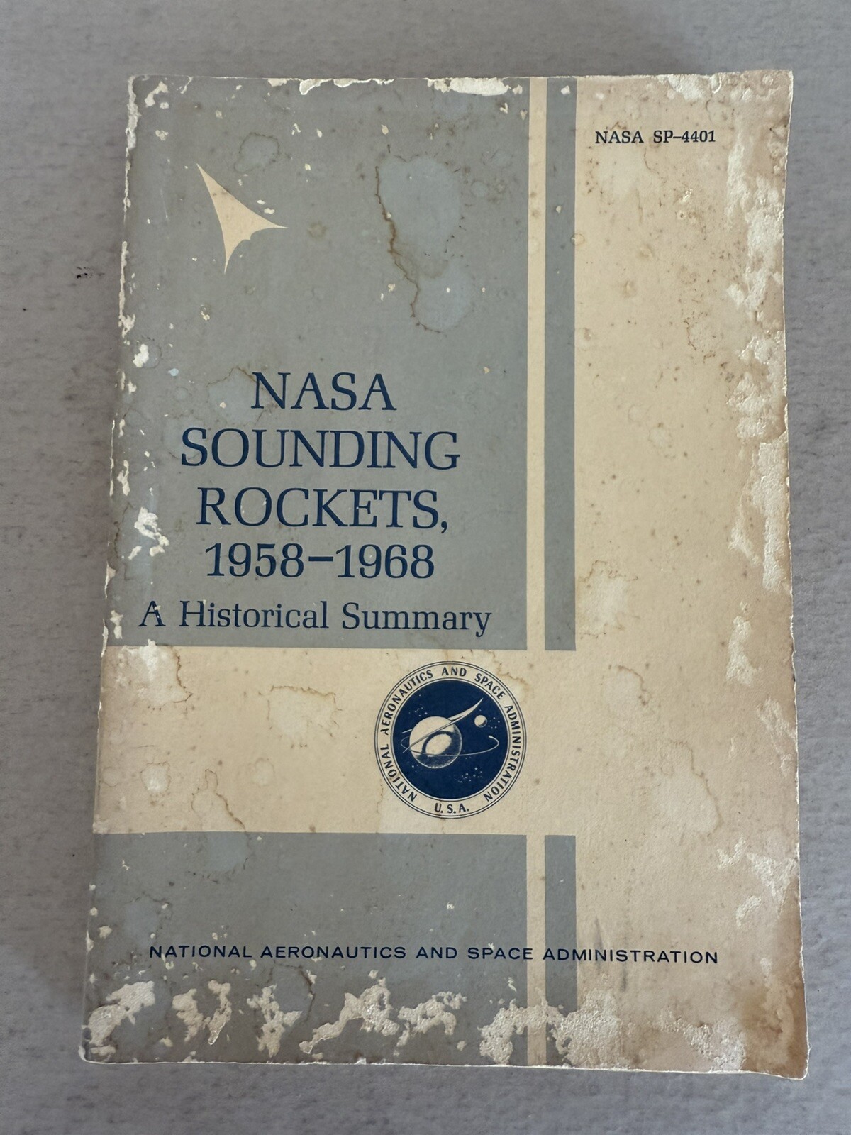 Nasa Sounding Rockets 1958-1969 A Historical Summary Corliss National Aero book