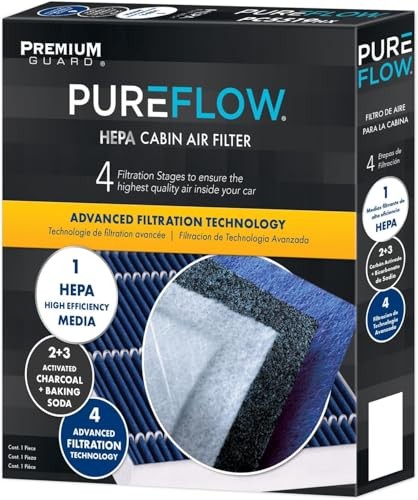 PureFlow Cabin Air Filter PC4439HX | Fits 2012-2018 Audi A6 Quattro, A7 HEPA