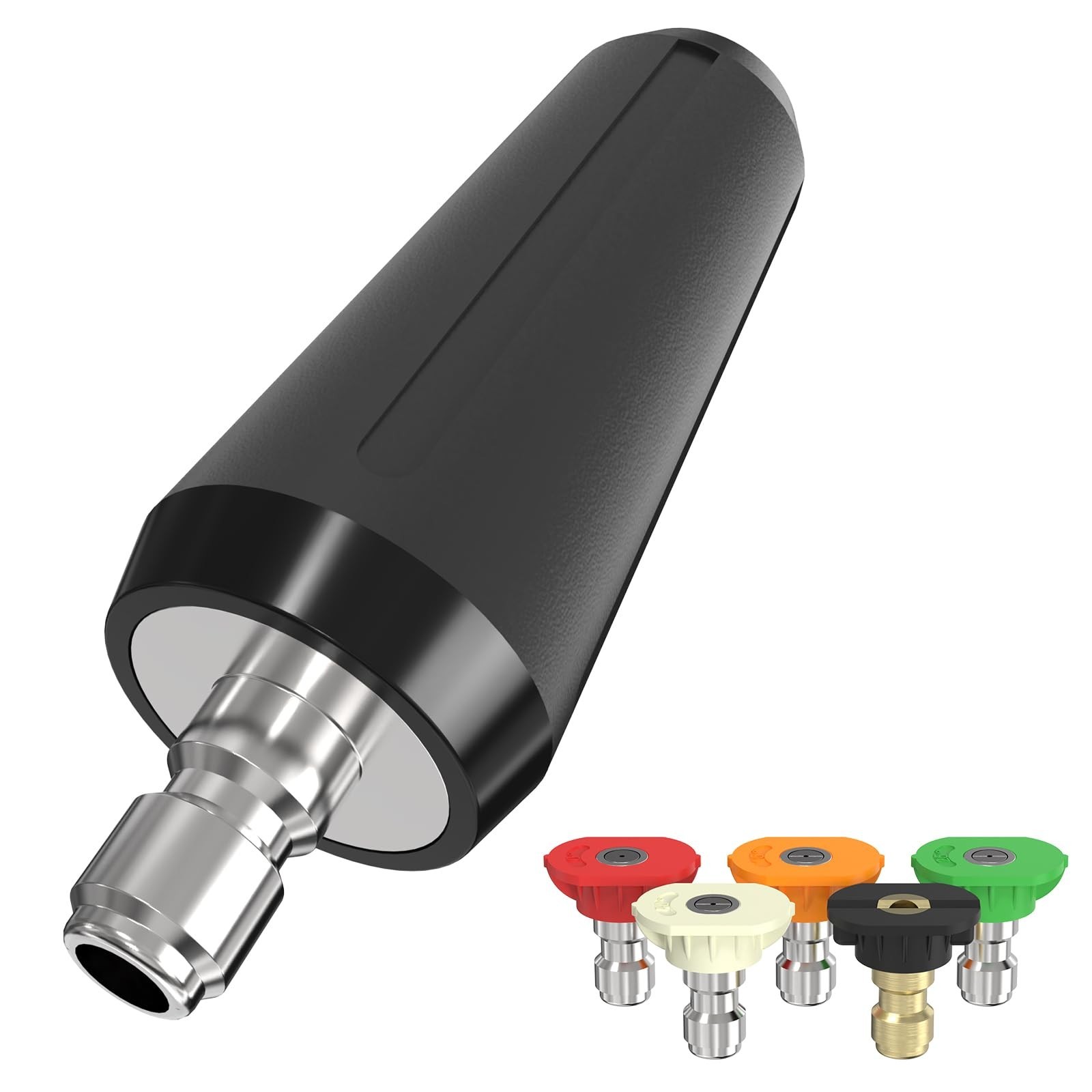 Pressure Washer Tips Turbo Nozzle, Max 2600 PSI 360°Rotating Power Washer N