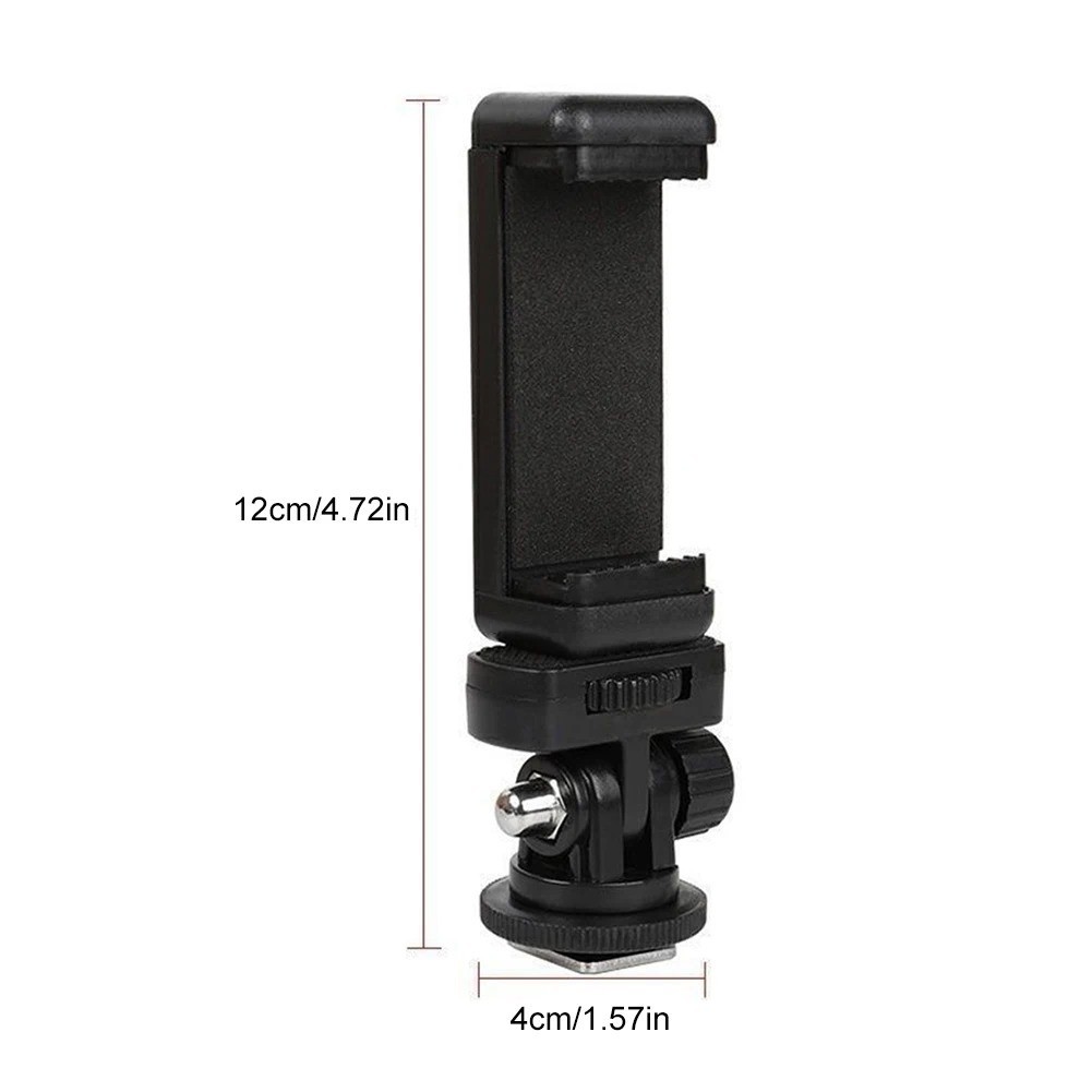 Phone Holder Hot Shoe Mount Adapter Kit for Cellphone DSLR Mirrorless Camera