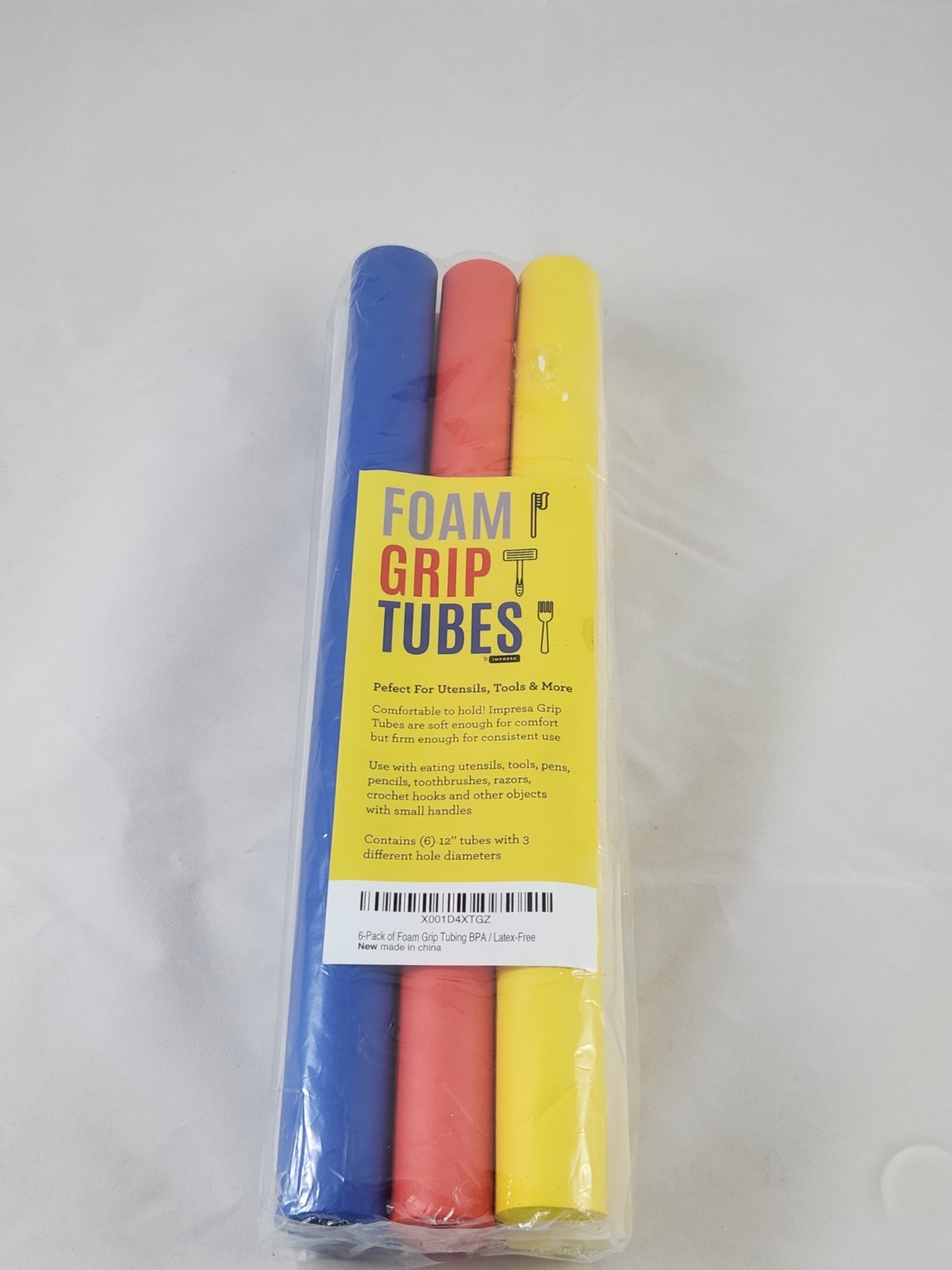 Foam Grip Tubing(6 Pack) - Tubing for Utensil - Padding 6pk 12"