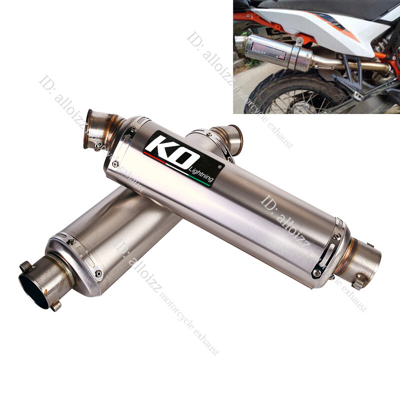 51mm Motorycycle Exhaust Muffler Tail Pipe With DB Killer Slip On For Motorcycle