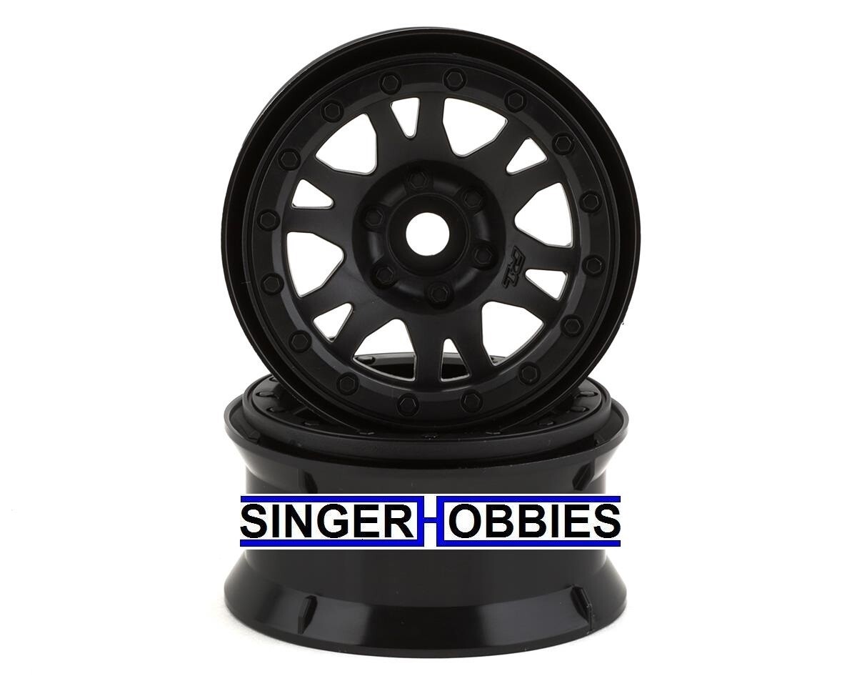 Pro Line 2805-03 Impulse 2.2" Crawler Wheels (Black) (2) w/12mm Hex RYFT HH