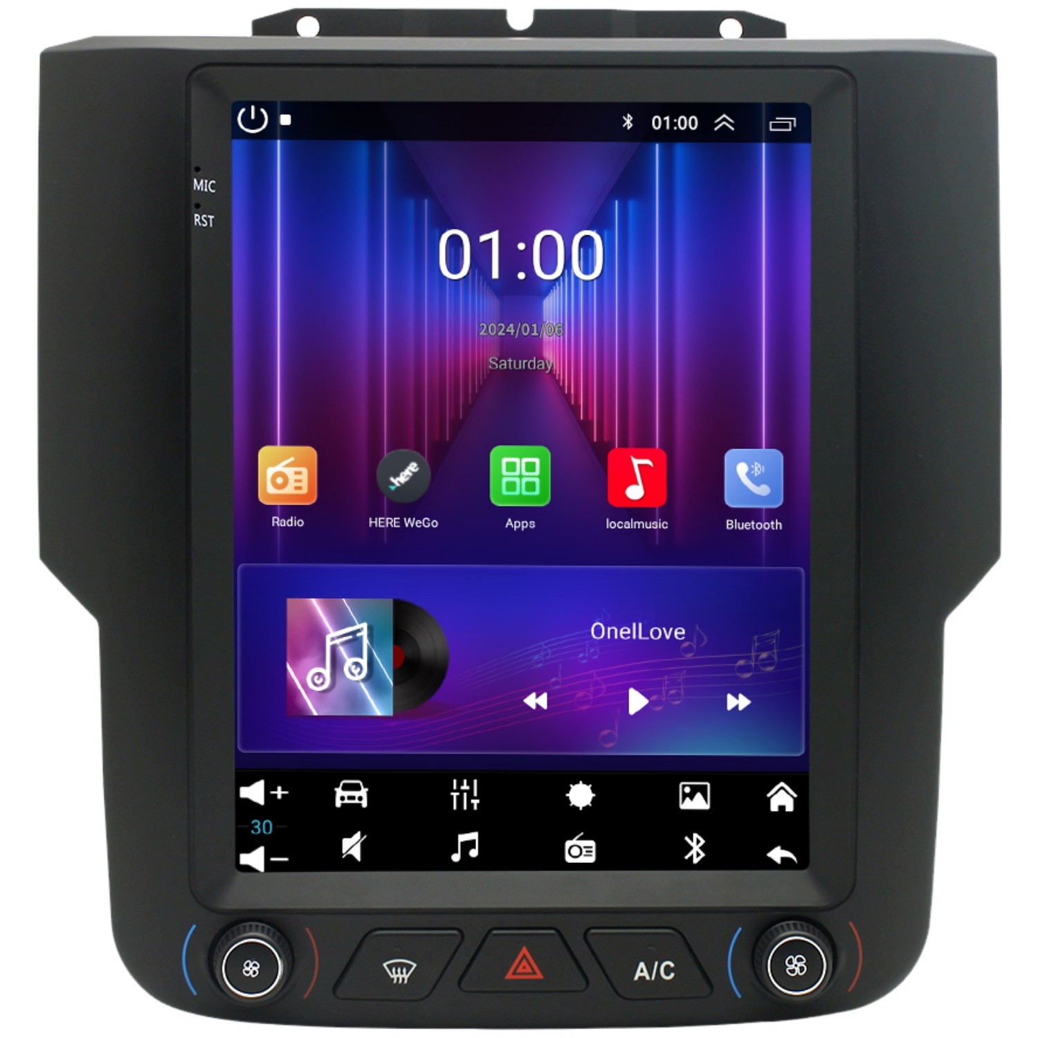 Android 13.0 Car Stereo Radio For Dodge Ram 1500 2500 3500 2013-2018 9.7" 2+32G