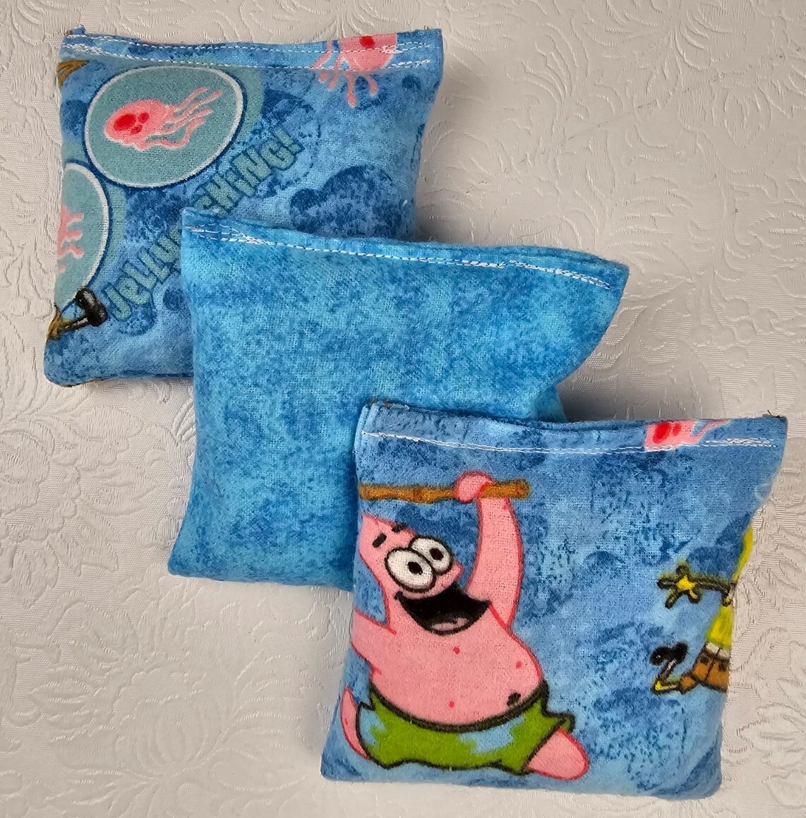 Reusable Hand Pocket Warmers Flax Seed Filled For Longer Heat Or Use As Cold