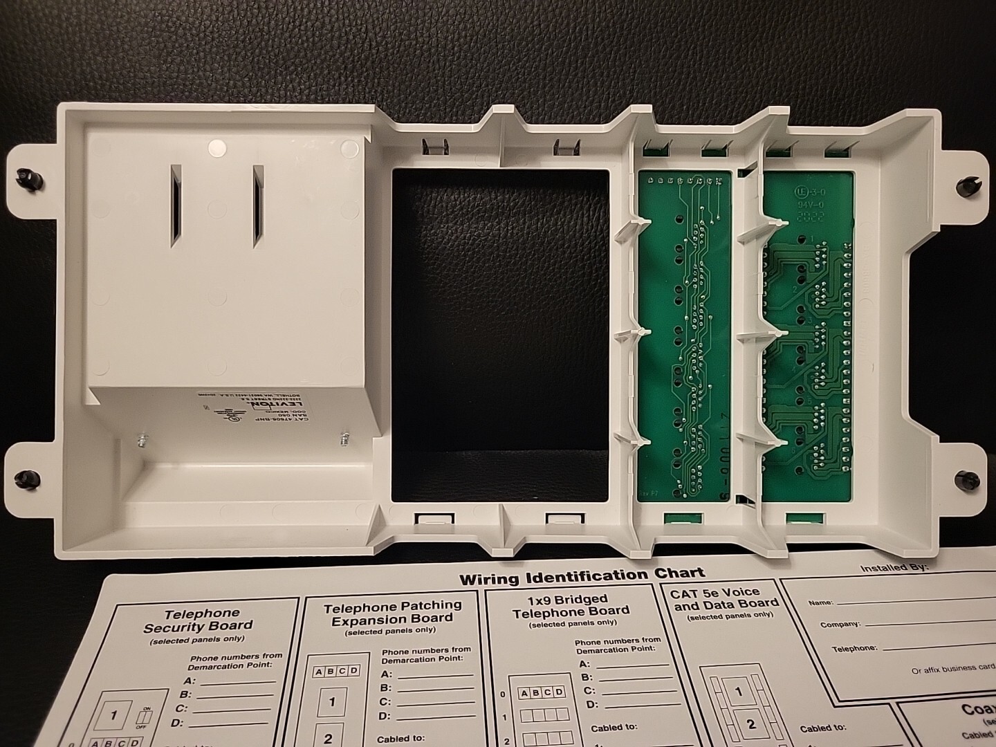 LEVITON 47606-BNP BASIC HOME NETWORKING PLUS PANEL 2GHZ DISTRIBUTION MODULE