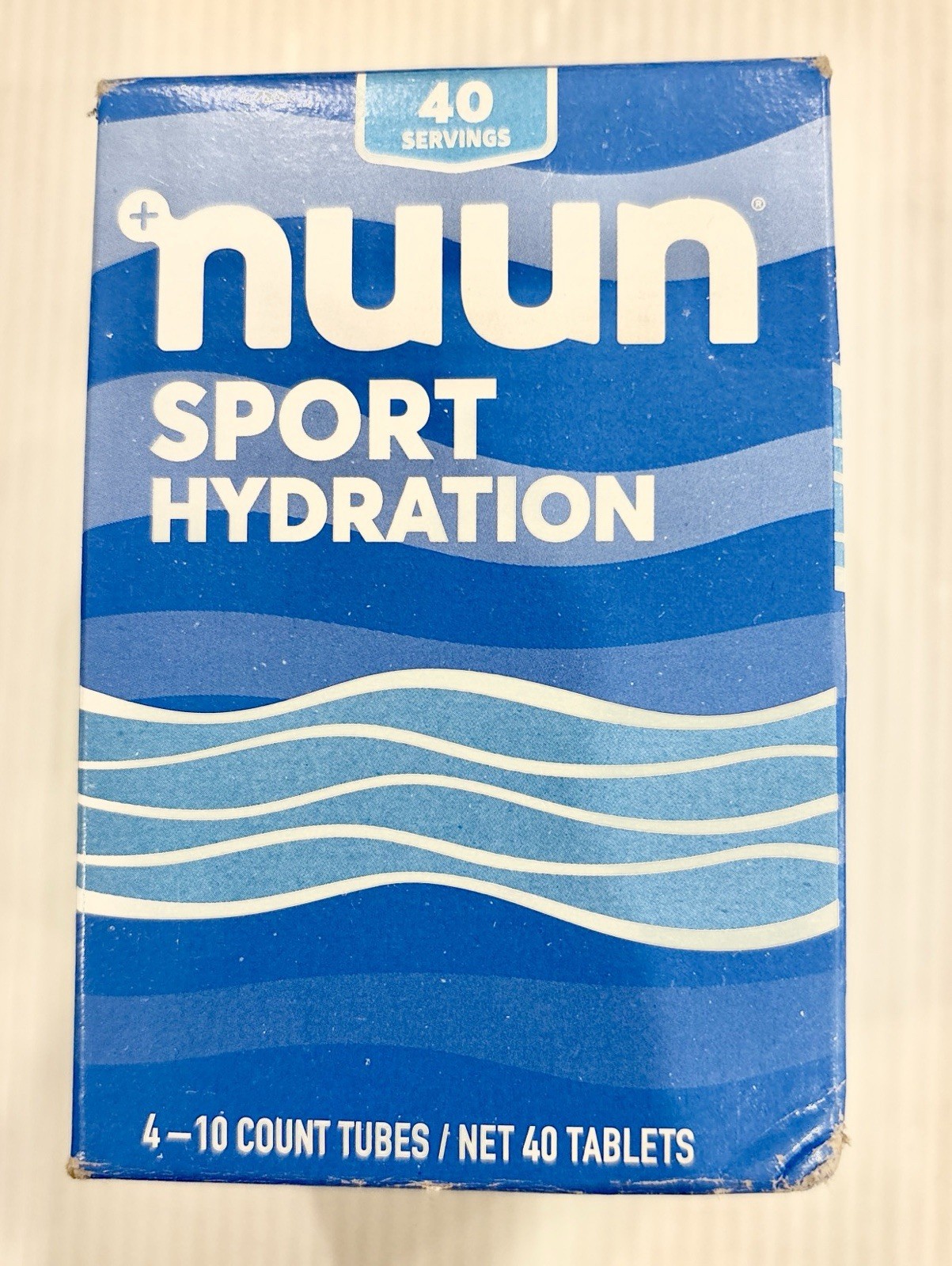 NUUN Sport Hydration Strawberry Lemonade 4-10 Count Tubes, 40 tablets Exp 4/2027