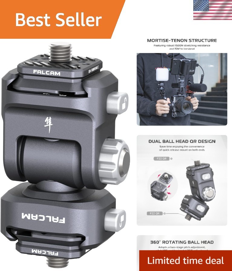 Lightweight FALCAM F22 Quick Release Monitor Mount: Stability for Filmmakers