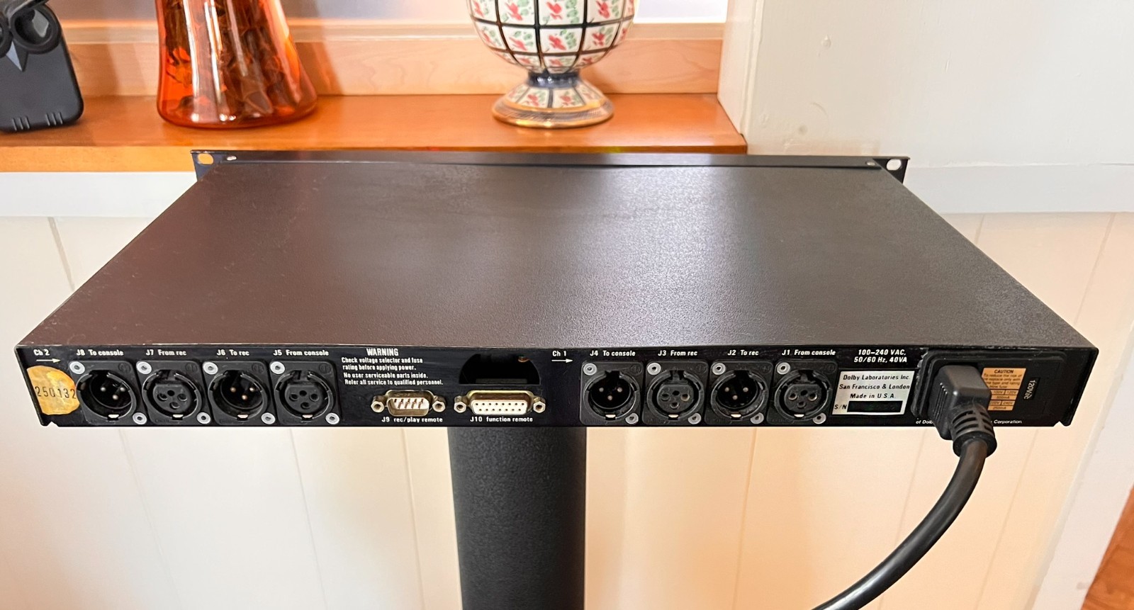 Dolby 363 Analog Tape SR/A Noise Reduction Stereo Processor xlr