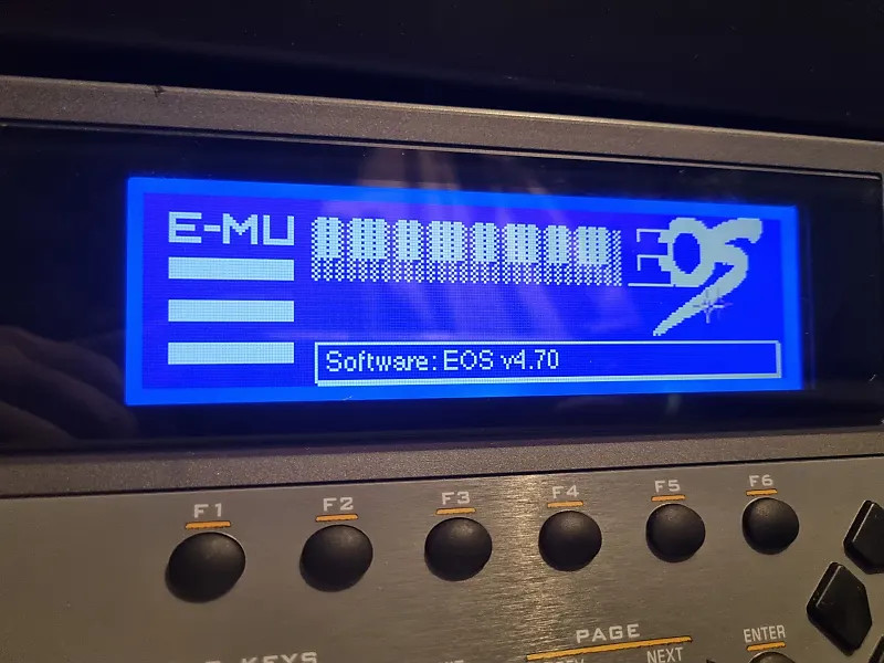 Lcd Blue Display Screen For E-MU Ultra E4XT E-synth e6400 E5000 E4 ！