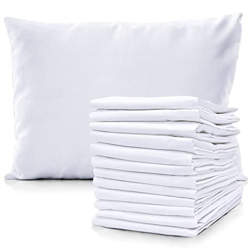 Pacific Linens Pillowcases White 12 Pack T-200 Size
