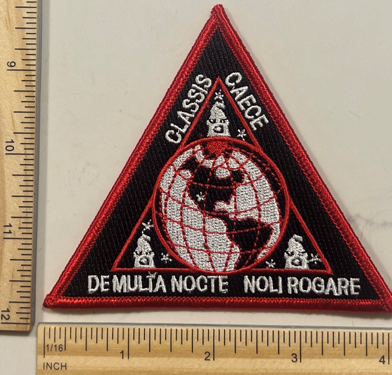 RARE - MILITARY BLACK OPS PATCH - GHOST SQUADRON - HELICOPTER SUPPORT